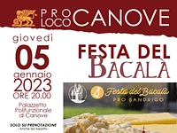 Bacalà Festival für Bintar Zait 2022 in Canove di Roana - 5. Januar 2023