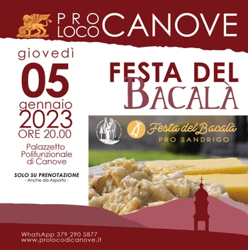 Festa del Bacalà per Bintar Zait 2022 a Canove di Roana - 5 gennaio 2023
