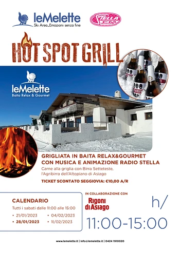 Hot Spot Grill: la grigliata in quota alla baita Relax & Gourmet