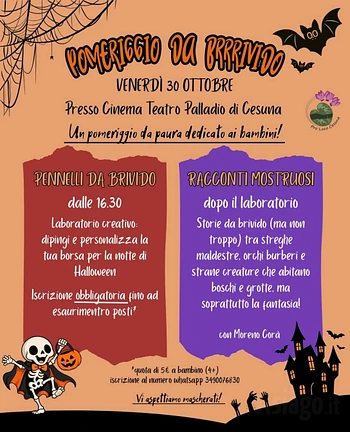 pomeriggio da brivido a cesuna 30 ottobre 2026