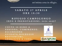 Escursione al tramonto con cena presso il Rifugio Campolongo - 27 aprile 2024