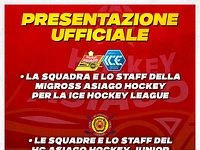 Presentazione squadre Asiago Hockey agosto 2023