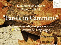 Parole in cammino laboratorio 26 ottobre a Mezzaselva