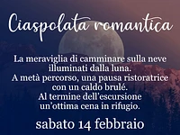 Night snowshoeing with dinner at the Campolongo Refuge - Saturday, february 14, 2026