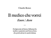 APERITIF MIT DEM AUTOR - Claudio Ronco präsentiert "Der Arzt, den ich möchte – Sein/Haben" - Asiago, Montag, 11. August 2025