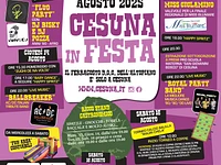 CESUNA IN FESTA - vom 13. bis 16. August 2025