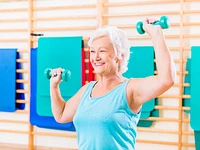 Ginnastica per la terza età sull