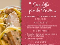 Cena della piccola Russia 2026 Al Fortino