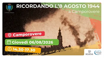 Escursione guidata Ricordando l'8 agosto 1944 a Camporovere 6 agosto 2026