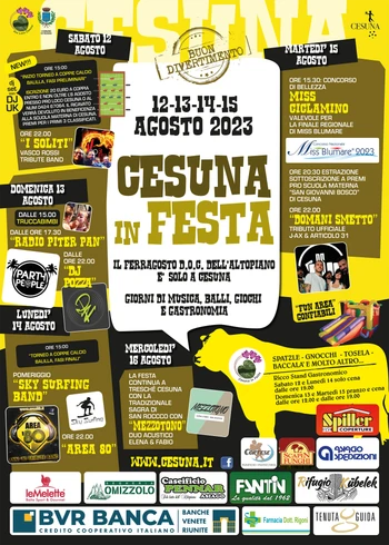 CESUNA IN FESTA - from 12 to 16 August 2023