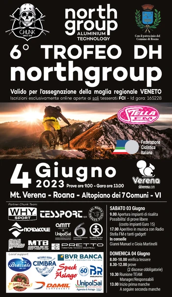 6° TROFEO DH NORTHGROUP sul Monte Verena 3-4 giugno 2023