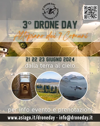 3° Drone Day Altopiano 7 Comuni 21-22-23 giugno 2024