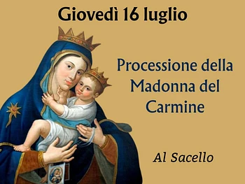 Processione della Madonna del Garmine a Gallio 16 luglio 2026