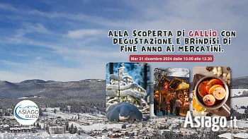Escursione guidata a Gallio con brindisi di fine anno
