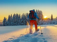 Evening snowshoeing on Mount Longara in Gallio - Thursday, January 4, 2024