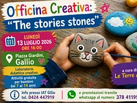 The stories stones laboratorio per bambini a gallio liglio 2026