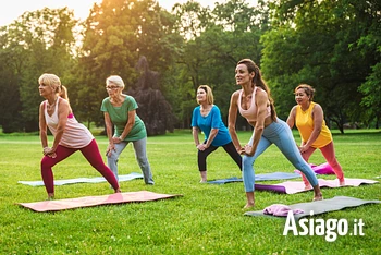 Yoga in natura sull'Altopiano di Asiago