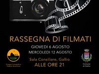 Proiezione filmato fotografico Padkos a Gallio agosto 2026