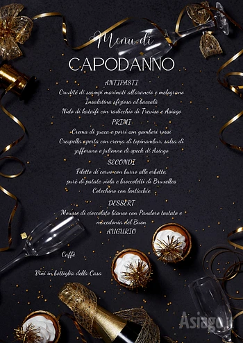 Cenone di San Silvestro 2024 al Ristorante des Alpes