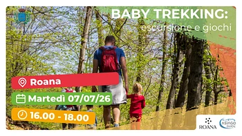 Baby trekking a Roana escursione e giochi con Asiago Guide 7 luglio 2026