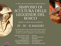 Simposio di scultura delle leggende del bosco a Cesuna dal 29 al 31 maggio 2026