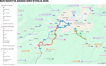 BUS NAVETTA ASIAGO GIRO D'ITALIA 2025