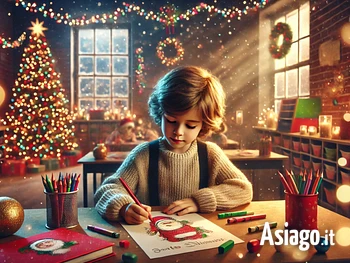 La lettera a Babbo Natale laboratorio per bambini a Gallio