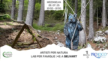 Artisti per Natura laboratorio per famiglie a SelvArt