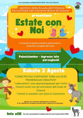 Come piccoli contadini Cesuna 2 agosto