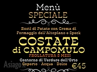 Cena con le "Costate di Campomulo" - Rifugio Campomulo, Gallio, Sabato 1 agosto 2026