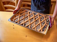 Golosa crostata fatta in casa al Rifugio Alpino