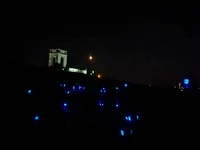 Night outing near the Asiago Memorial