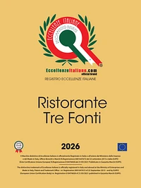 Italienische Exzellenz Tre Fonti