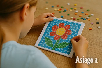 Laboratorio artistico per bambini "Il mosaico" a Gallio