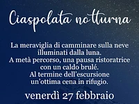 Night snowshoeing with dinner at the Campolongo Refuge - Friday, february 27, 2026