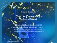 Cena di Carnevaletto a base di baccalà al Ristorante Belvedere di Cesuna - 22 febbraio 2023