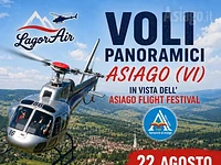 Voli panoramici in elicottero per l’Asiago Flight Festival - Asiago, sabato 22 agosto 2026