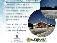 Night snowshoeing with dinner at the Campolongo Refuge - 7 January 2023