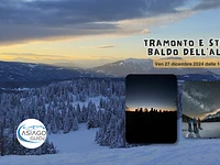 Sunset and stars from the Baldo of the Plateau - Friday 27 December 2024 from 16.00