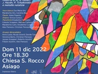 Concert "Spirit of Christmas" with the Young Musicians Altopianesi and the Abracadabra in Asiago-11 December 2022