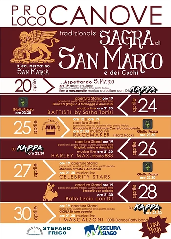 sagra di san marco e dei cuchi 2024 a canove