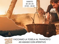 Facciamo la Tosèla al Tramonto ad Asiago con aperitivo