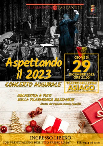 Concerto di Natale con la Filarmonica Bassanese ad Asiago - 29 dicembre 2022