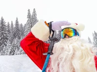Santas' snowshoeing in Gallio - Saturday, December 23, 2023