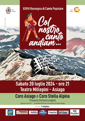 Col Nostro Canto Andiam 2024 conerto di canti popolari ad Asiago