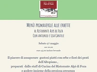 Cena alle erbette al Ristorante Hotel Alpi di Foza