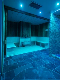 Gedämpfte Atmosphären in der Stille des Spas