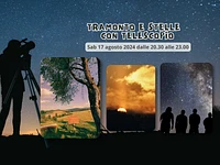Tramonto e stelle: al Bisele con telescopio - Sabato 17 agosto 2024 dalle 20.30