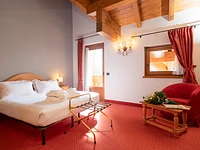 Elegantes Doppelzimmer im Hotel Gaarten in Gallio