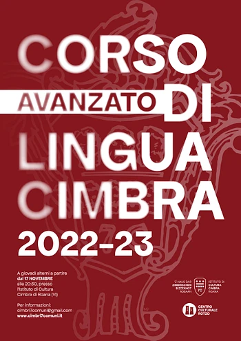 Corso avanzato di Lingua Cimbra 2022-2023 a Roana